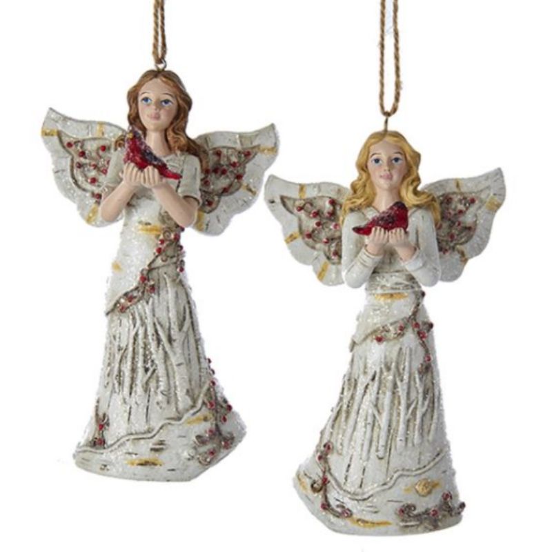 Birch Angel Ornaments